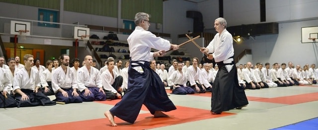 Aïkido 85 au Chateau d'Olonne un art martial japonais avec D Chauvet élève d'Alain Peyrache